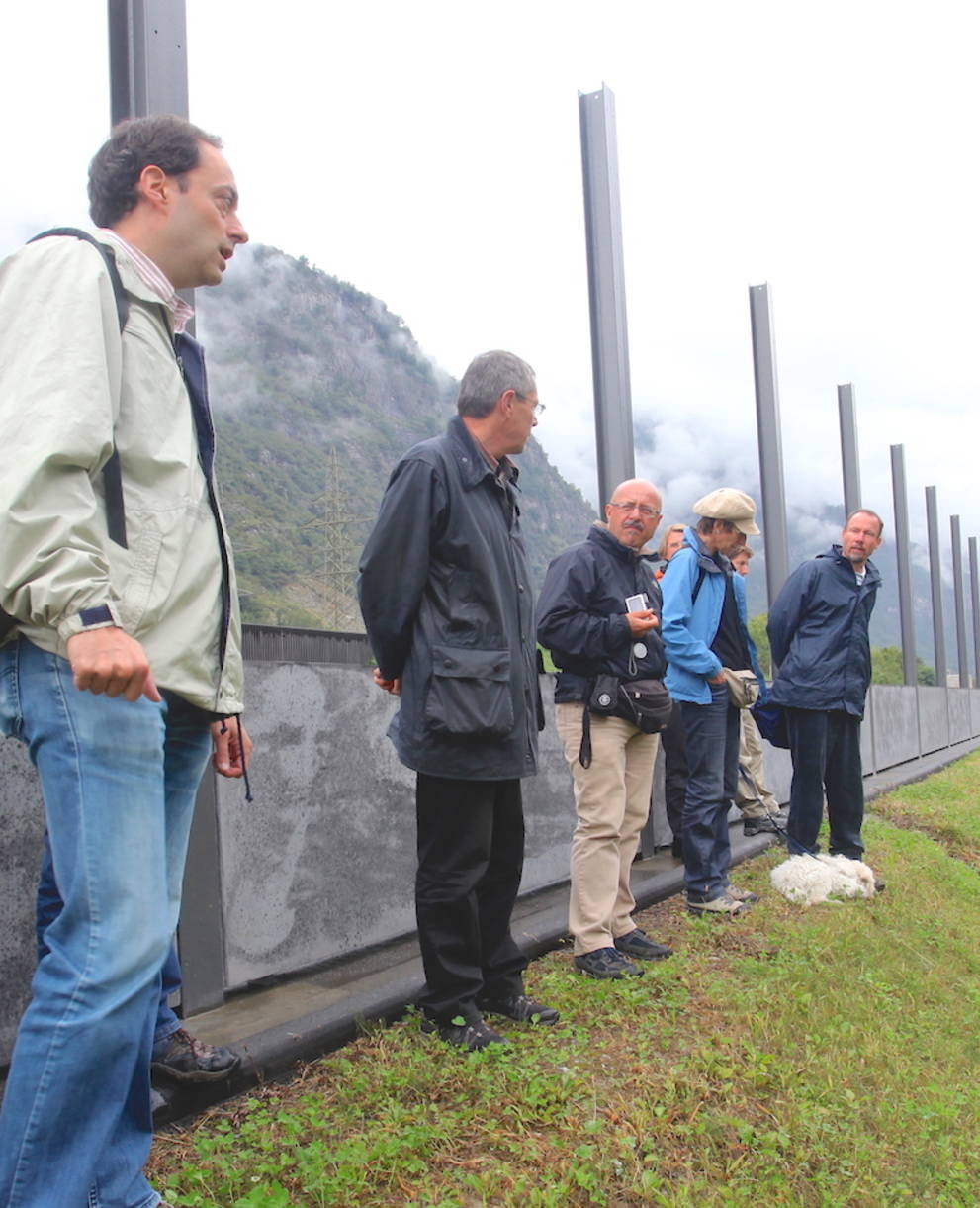 Sopralluogo durante i lavori per Alp Transit