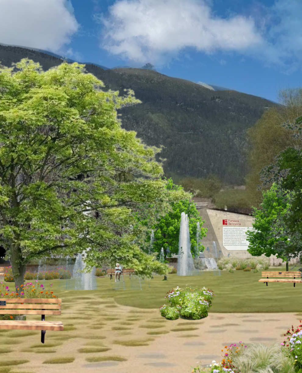 Nuovo arredo per la Piazza del Sole di Bellinzona