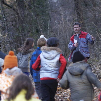 Animatura nel bosco