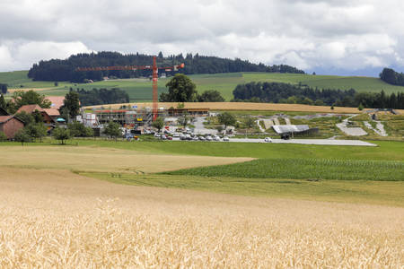 Aree non edificabili non rispettate con il parco bici Thoemus a Oberried © Matthias Sorg